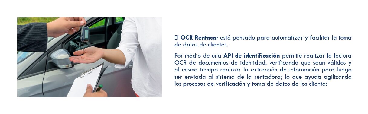 API de identificación y lectura ocr de documento de identidad con core de Rentadora API de identificación y lectura ocr de documento de identidad con core de Rentadora