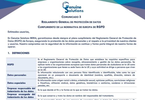 Comunicado #3, Helpdesk